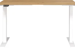 GERMANIA GW-Mailand Hoogteverstelbaar Zit-sta-bureau T-Voet 1,200 (B) x 800 (D) x 1,200 (H) mm Spaanplaat, metaal