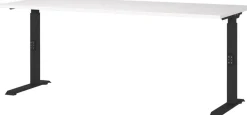 GERMANIA GW-Mailand Hoogteverstelbaar Bureau C-Voet 1,800 (B) x 800 (D) x 910 (H) mm Spaanplaat, metaal