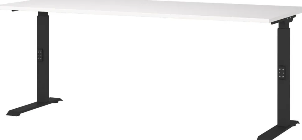 GERMANIA GW-Mailand Hoogteverstelbaar Bureau C-Voet 1,800 (B) x 800 (D) x 910 (H) mm Spaanplaat, metaal