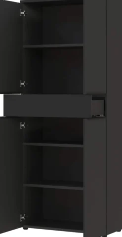 GERMANIA GW-Mailand Spaanplaat Archiefkast 810 x 400 x 1.970 mm Grafiet