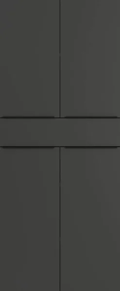 GERMANIA GW-Mailand Spaanplaat Archiefkast 810 x 400 x 1.970 mm Grafiet