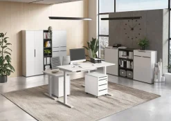 GERMANIA GW-Mailand Spaanplaat Archiefkast 810 x 400 x 1.200 mm Wit
