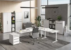 GERMANIA GW-Mailand Spaanplaat Archiefkast 810 x 400 x 1.200 mm Wit