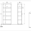 GERMANIA GW-Profi 2.0 archiefkast 4250-564 Bruin, donkergrijs Eiken 800 x 400 x 2.000 mm