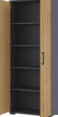 GERMANIA GW-Profi 2.0 archiefkast 4250-564 Bruin, donkergrijs Eiken 800 x 400 x 2.000 mm