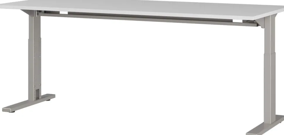 GERMANIA GW-Profi 2.0 Hoogteverstelbaar Bureau Rechthoekig Melamine Grijs 1.800 x 800 x 750 mm