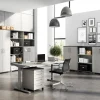 GERMANIA GW-Profi 2.0 vierkante bureau-uitbreiding 4255-583 lichtgrijs, zilver 800 x 800 mm
