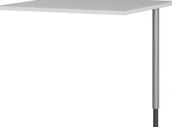 GERMANIA GW-Profi 2.0 vierkante bureau-uitbreiding 4255-583 lichtgrijs, zilver 800 x 800 mm