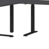 GERMANIA Hoogteverstelbaar Hoekbureau Metaal, spaanplaat C-Voet 2,400 x 2,200 x 910 mm