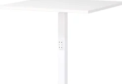 GERMANIA Hoogteverstelbaar Hoekverbinding Metaal, spaanplaat Wit 800 x 800 x 910 mm
