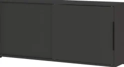 GERMANIA Kast met schuifdeuren 4373-547 Grafiet 1.600 x 400 x 740 mm