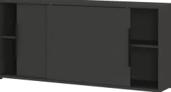 GERMANIA Kast met schuifdeuren 4373-547 Grafiet 1.600 x 400 x 740 mm