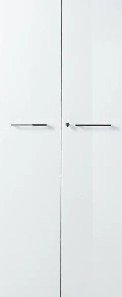 GERMANIA Niet hoogteverstelbaar Archiefkast Eiken 800 (B) x 370 (D) x 1.960 (H) mm Glas, spaanplaat