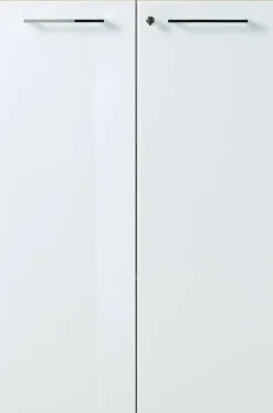 GERMANIA Niet hoogteverstelbaar Archiefkast Eiken 800 (B) x 370 (D) x 1.200 (H) mm Glas, spaanplaat