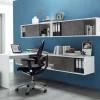 GERMANIA thuiskantoorbureau 4150-261 donkergrijs, wit 1.600 x 800 x 750 mm