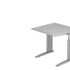 Hammerbacher Bureau US08 Hout, metaal Multikleur 80 x 80 cm.