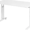 Hammerbacher Express Q VOS Hoogteverstelbaar Bureau Rechthoekig Wit C-Voet 1.200 (B) x 672 (D) x 850 (H) mm Spaanplaat, Staal