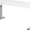 Hammerbacher Express Q VOS Hoogteverstelbaar Bureau Rechthoekig Wit C-Voet 1,400 (B) x 672 (D) x 850 (H) mm Spaanplaat, Staal