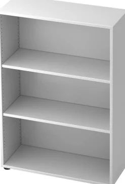 Hammerbacher Hout Boekenkast 2 Planken 800 x 330 x 1.144 mm Wit