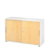 Hammerbacher Kast 2 Planken Afsluitbaar Wit