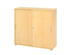 Hammerbacher Kast 4 Planken Afsluitbaar Ahorn Esdoorn