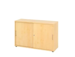 Hammerbacher Kast 2 Planken Afsluitbaar Ahorn Esdoorn