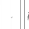 Hammerbacher Kast Spaanplaat 4 Planken 800 x 420 x 2.004 mm Wit