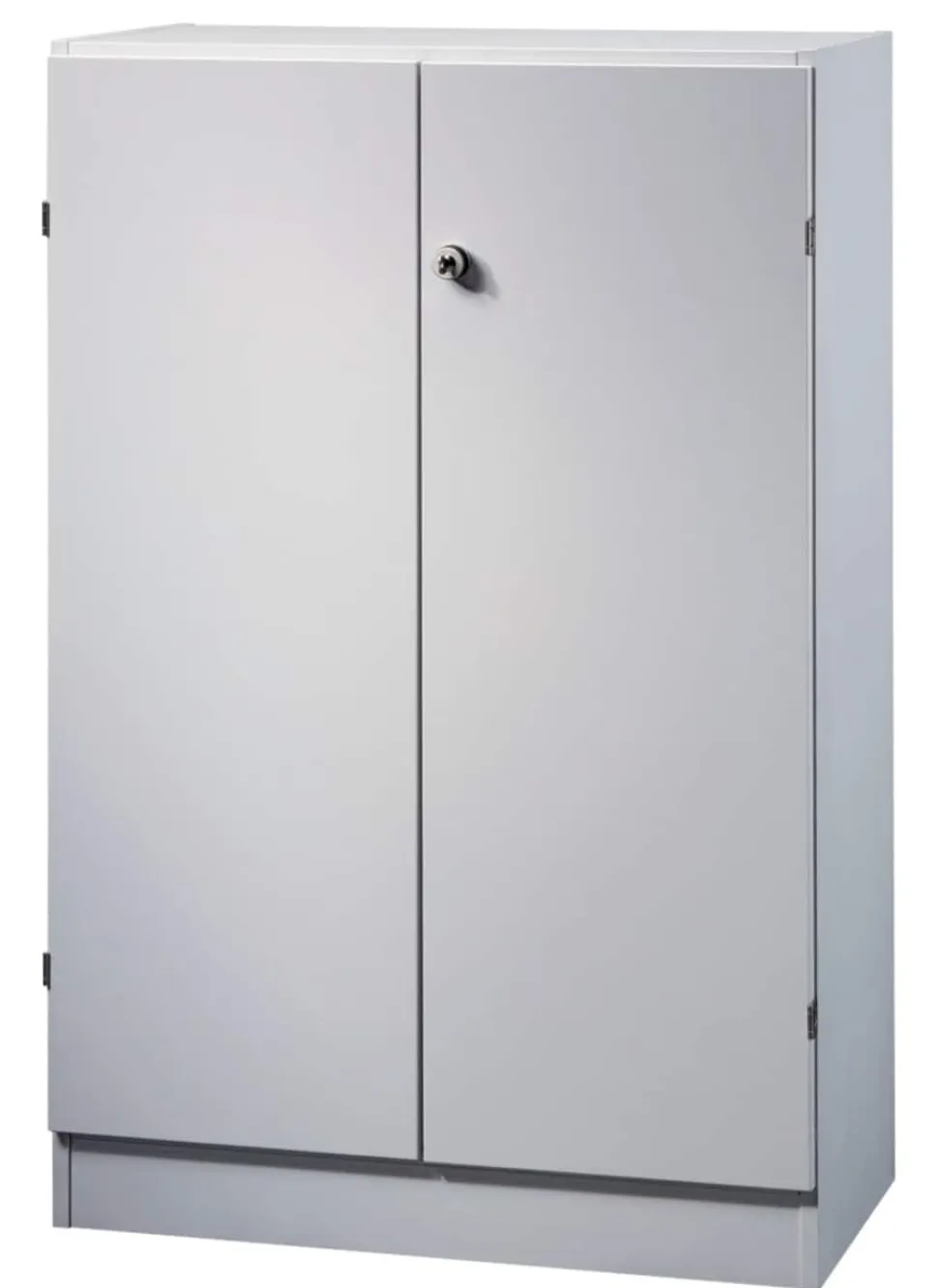 Hammerbacher Matrix Archiefkast MDF (Medium-density fibreboard), Spaanplaat 2 Planken Afsluitbaar 800 x 420 x 1.270 mm Grijs