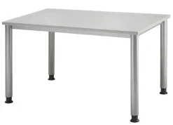 Hammerbacher Matrix Bureau Rechthoekig 4 voeten 1,200 (B) x 800 (D) x 810 (H) mm Aluminium, Hout, Kunststof, Spaanplaat