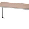 Hammerbacher Matrix Bureau Rechthoekig Walnoot 4 voeten 1.600 (B) x 800 (D) x 760 (H) mm Aluminium, Hout, Kunststof, Spaanplaat