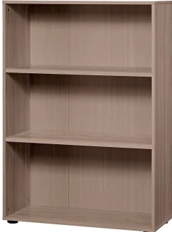 Hammerbacher Matrix Gemelamineerde spaanplaat Boekenkast 2 Planken 800 x 330 x 1.144 mm Bruin Walnoot