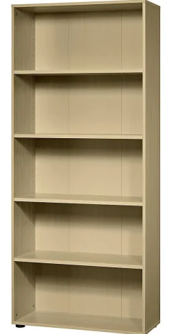 Hammerbacher Matrix Gemelamineerde spaanplaat Archiefkast 4 Planken 800 x 330 x 1.880 mm Bruin Ahorn