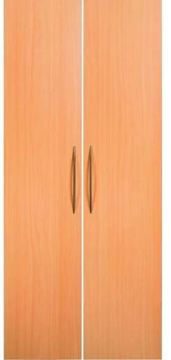 Hammerbacher Matrix Kastdeuren Beuken 790 x 16 x 1.840 mm Pak van 2