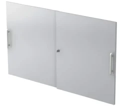 Hammerbacher Matrix Kastdeuren Lichtgrijs 1.200 x 748 mm 2 stuks