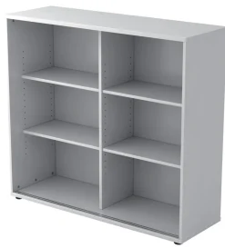Hammerbacher Matrix Schuifdeurenkast Gemelamineerde spaanplaat 2 Planken 1.200 x 400 x 1.100 mm Grijs