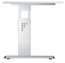 Hammerbacher Matrix VOS Hoogteverstelbaar Bureau Vierkant Beuken C-Voet 800 (B) x 800 (D) x 850 (H) mm Spaanplaat, Staal