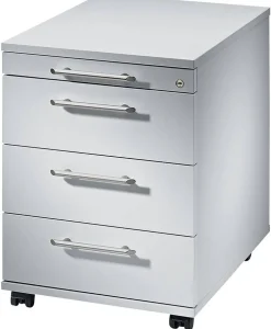 Hammerbacher Mobiel ladeblok AC30/5 Lichtgrijs 428 x 580 x 590 mm