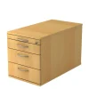 Hammerbacher Mobiel ladeblok TC30 BM Hout Bruin 42,8 x 80 x 51,2 cm