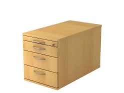 Hammerbacher Mobiel ladeblok TC30 BM Hout Bruin 42,8 x 80 x 51,2 cm