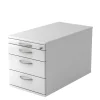 Hammerbacher Mobiel ladeblok TC30 BM Wit 4280 mm x 512 mm x 800 mm