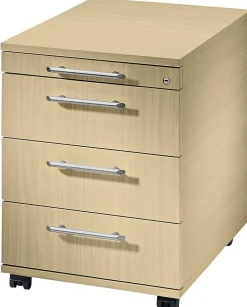 Hammerbacher Mobiel ladeblok AC30/3 Esdoorn 428 x 580 x 590 mm