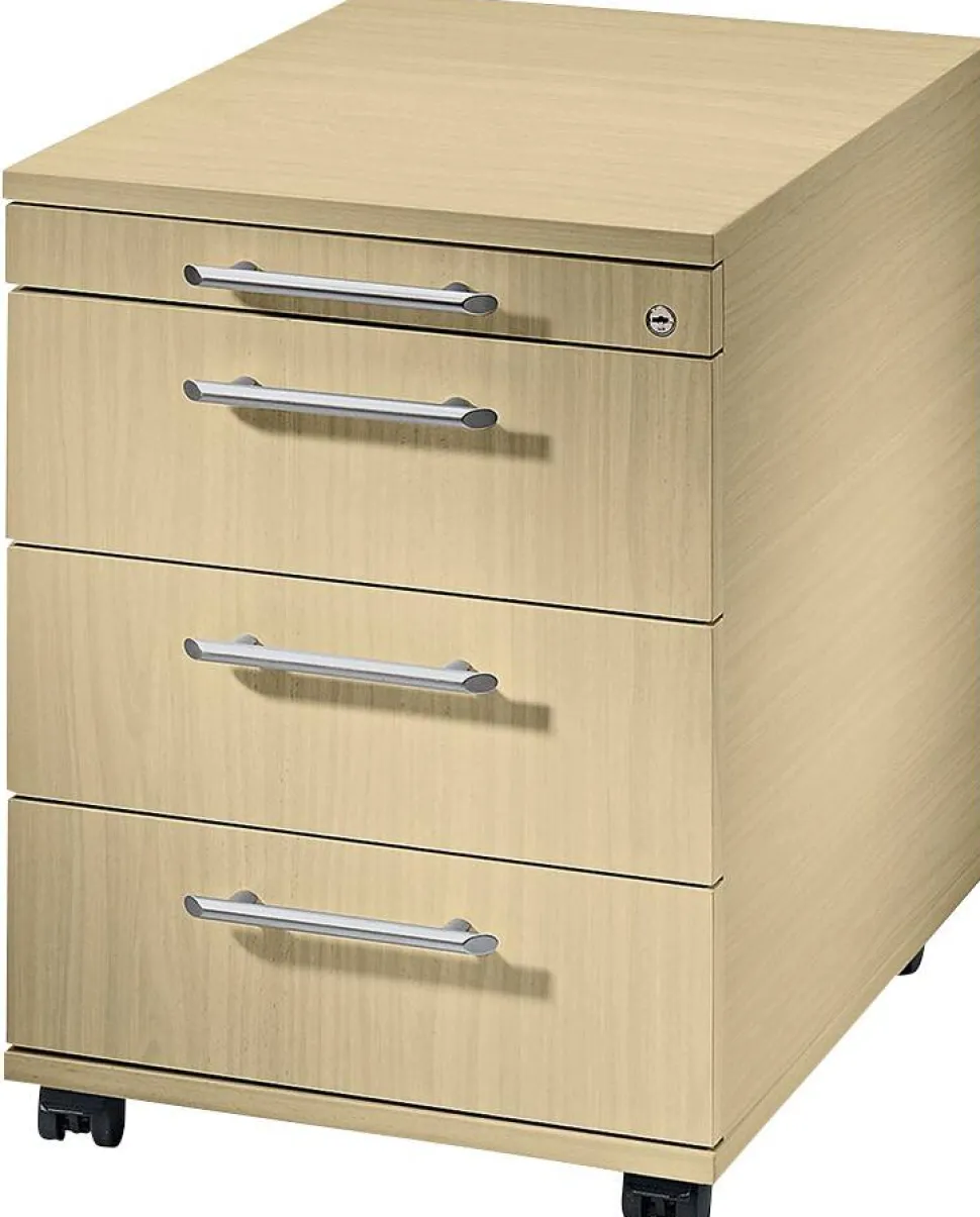 Hammerbacher Mobiel ladeblok AC30/3 Esdoorn 428 x 580 x 590 mm
