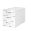 Hammerbacher Mobiel ladeblok TC30 BS Wit 4280 mm x 512 mm x 800 mm