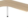 Hammerbacher O-Serie VOS Hoogteverstelbaar Hoekbureau Vrije vorm Eiken C-Voet 2,000 (B) x 1,200 (D) x 850 (H) mm Spaanplaat, Staal