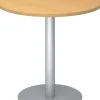 Hammerbacher Pilaar tafel STF08 Beuken, zilver