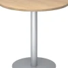 Hammerbacher Pilaartafel STF08 Eiken, zilver