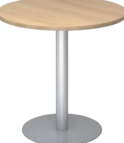 Hammerbacher Pilaartafel STF08 Eiken, zilver