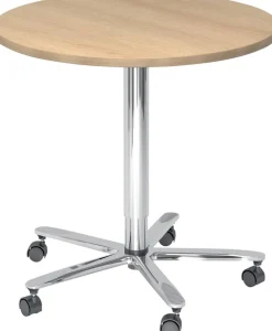 Hammerbacher Pilaartafel VST08/E/C Eiken, zilver