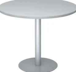 Hammerbacher Pilaartafel Grijs, zilver Gemelamineerde spaanplaat STF10 1.000 x 745 mm