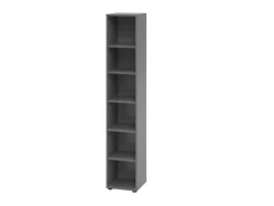 Hammerbacher Spaanplaat Boekenkast 5 Planken Grijs